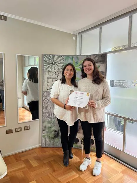 Estudiantes de Casa Muladhara, graduación · péndulo hebreo nivel 1