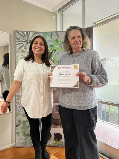 Estudiantes de Casa Muladhara, graduación · péndulo hebreo nivel 1